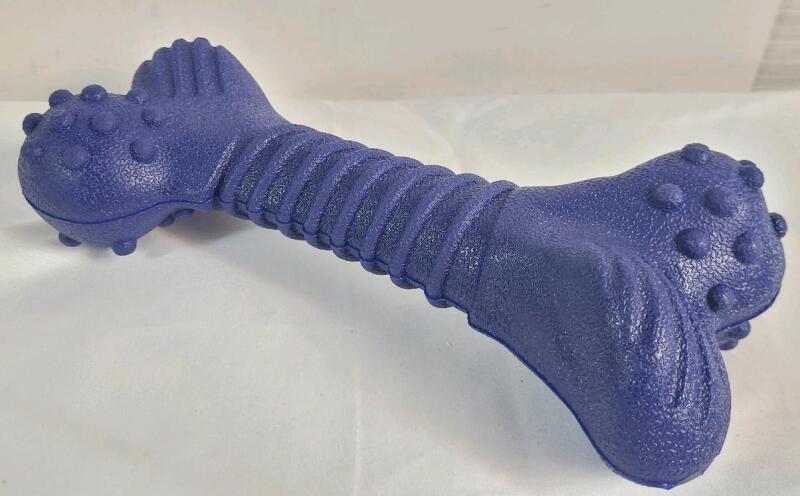 New - Durable Dog Chew Toy in Bone Shape , Measures 9"&times;4"&times;2.5"