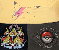 3 Size XL Women's / LG Men's Pokemon & Legend of Zelda : Wind Waker Graphic T-Shirts (See Desc)
