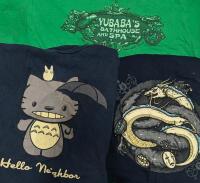 3 Size LG Men's Studio Ghibli-Themed Totoro /Spirited Away Graphic T-Shirts (See Desc)
