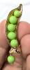 Peas in A Pod Brooch With Pea A-Danglin', 1.75" Long - 2