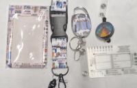 New Grey's Anatomy Badge Holder With Retractable Reel and Lanyard & Medical Card & Badge Retractable Reel Lanyard