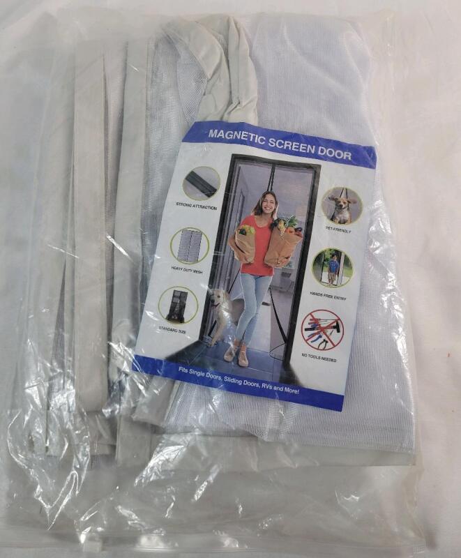 New - Sliding Door Magnetic Curtain Screen Door , Measures 36"&times;96"