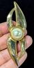 4 Vintage Brooches Incl 2 Signed Up To 2.75" Long - 6
