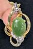 4 Vintage Brooches Incl 2 Signed Up To 2.75" Long - 7