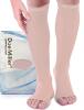 New Doc Miller Open Toe Compression Socks 8-15 mmHg , Size Medium - Calf Size 11.5 - 13.5