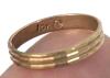 Signed Vintage 10k Gold Child's Ring, Approx 0.5" Diameter, Around Size 1 - 2