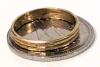 Signed Vintage 10k Gold Child's Ring, Approx 0.5" Diameter, Around Size 1 - 3