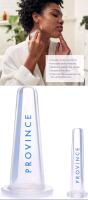 New PROVINCE APOTHECARY Facial Cupping Kit, Silicone, Firms Tones & Revices Tired Skin, For All Skin Types