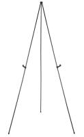 Easel Display Stand - Collapsible and Portable with Tripod Base , Black Steel . See photos for measurements