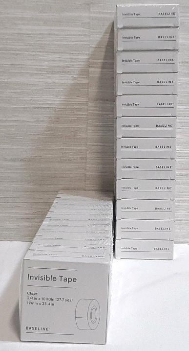 2 New Packs of Invisible Tape Rolls
