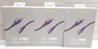3 New Heyday 6ft Lightning to USB-A Charging Cables