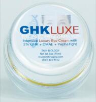 New GHK LUXE Tri-Factor Complex Intensive Luxury Eye Cream With 2% GHK + DMAR + PephaTight, 15ml, Retails Over $80!