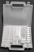 Bead / Thread / Crafts / Tools Organizer Carry Case With 51 Smaller Plastic Cases Within, 10'' x 8'' x 1.875''