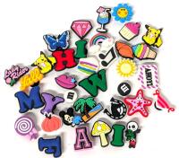 26 New Silicone Croc-Style Shoe Charms, Letters, Numbers, Flowers, Characters, Snacks + More