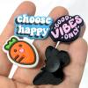 25 New Silicone Croc-Style Shoe Charms, Vibes, Flowers, Characters, Snacks + More - 2