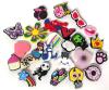 25 New Silicone Croc-Style Shoe Charms, Flowers, Characters, Snacks + More