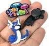 25 New Silicone Croc-Style Shoe Charms, Flowers, Characters, Snacks + More - 2
