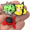 25 New Silicone Croc-Style Shoe Charms, Pokemon, Superheroes, Sports, Animals, Flowers + More - 2