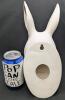 Stellar Ceramic Rabbit Head Wall-Mount, 13.5" Long, No Chips or Cracks, Some Marks & Scuffs - 4