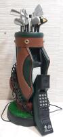 Novelty Golf Club Bag Landline Phone | Tested and Works, Measures 16" Tall & 6&frac12;" Wide