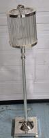 Beautiful 32" Tall Buffet Lamp with Bulb - Working