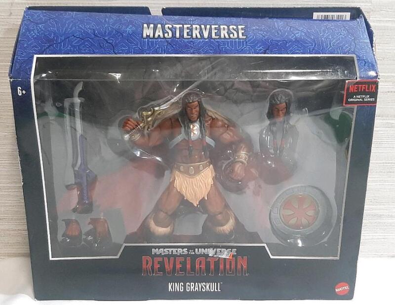 As New Masters of The Universe: Revelation King Grayskull Figure Set