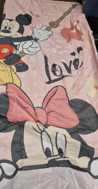 New Double/Full Fitted Bed Sheet Disney Mickey & Minnie Mouse