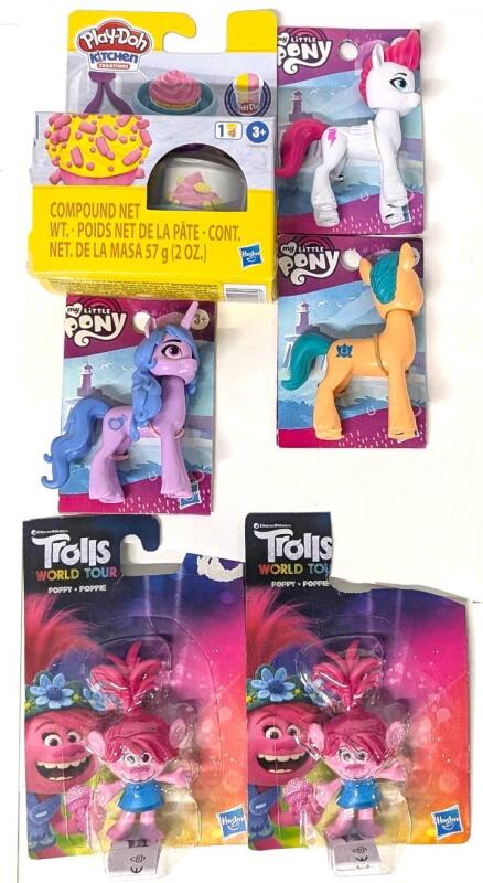 New Toys! Play-Doh Kitchen Creations, 3&times; My Little Pony Figures & 2&times; Poppy Figures From Trolls: World Tour
