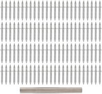 New 100pcs Double-Headed Nails, Skirting Thread Seamless Fixing Traceless with Tool 1" Long Each