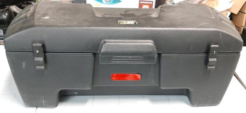 As New Quad Boss ATV Rear Storage Box, Includes Metal Pieces | Measures 37" Wide, 12" Tall, Retails for $349.99