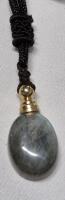 New Natural Stone Mini Urn Necklace 24" Long - Ashes Keepsake