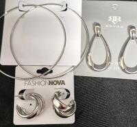 3 New Fashionable Earrings - Hoops 2.5"