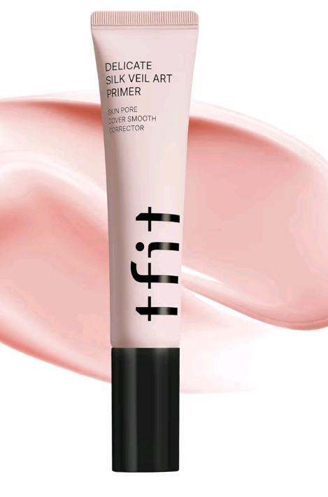 New TFIT Delicate Silk Veil Art Primer - Poreless Matte Makeup Primer for Oily Skin (Lightweight, Hydrating), Blurring Pore Filler, Long-Lasting Blur Effect 30mL