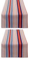 2 New 14" &times; 72" Indoor Outdoor Table Runners, Decorations, Picnics and Dinner Parties - Stain and Water Resistant