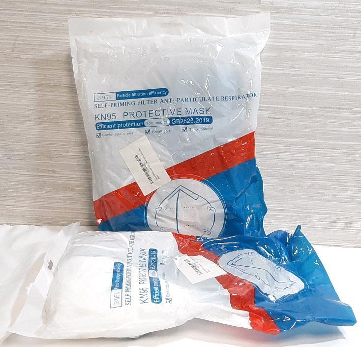 2 New Packs of KN95 Protective Masks (30pcs Each)