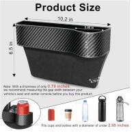 New Car Seat Gap Filler Organizer with Cup Holder