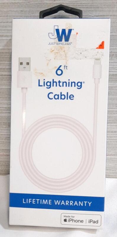 New 6ft Lightning Cable For Apple iPhones & iPads