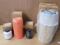 New - Air Filter #HD90205944 , Fuel Filter #HD90205842 , Lube Filter #P551132 & Hydraulic Filter #P174552 Kit for Bobcat Excavator . Retail $200