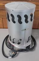 Outdoor Propane Construction Heater . Measures 21" tall & 16" diameter . Untested