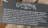 New GODINGER GATHERINGS Round Wood Handled Serving Tray # 12602, 13.5" &times; 13.5" - 3