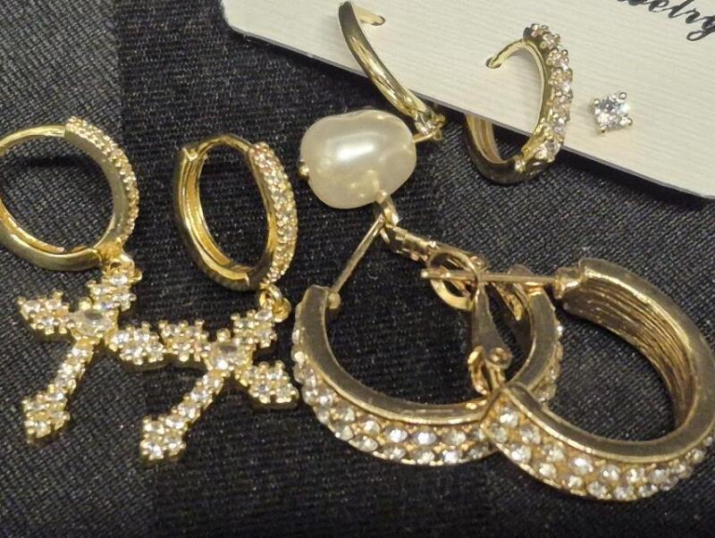 New Bling Pierced Earrings