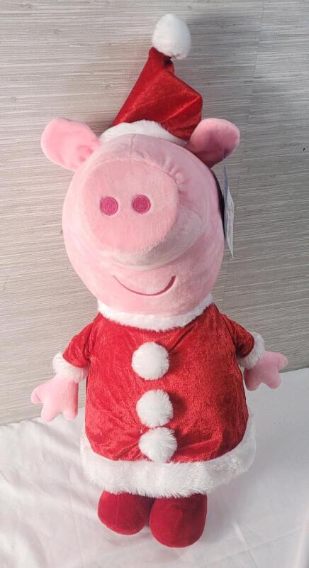 New - " Peppa Pig " 25" Holiday Greeter Doll w/Tag .