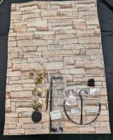 New Home Decor Items. False Brick Measure 38.5" by 27"