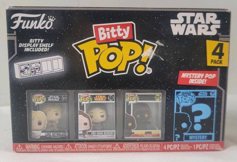 New - Funko Bitty Pop! STAR WARS 4-Pack . Sealed