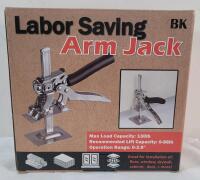 New - Labor Saving Arm Jack , Max Load Capacity : 130lbs .