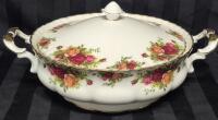 Vintage Royal Albert Old Country Roses Covered Tureen