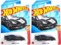 2 New Hot Wheels "Then And Now" Corvette C7 Z06 #1/10