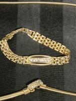 2 Ladies Accessories Bling - 7" Bracelet & 26" Stretch Belt