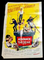 Vintage 1964 Glen Ford ADVANCE TO THE REAR Movie Poster, 26.75" &times; 40.75"