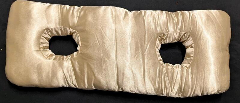 New Satin Ear Piercing Pillow : Protects Piercings During Sleep While You Heal, 9.25" &times; 23.5"